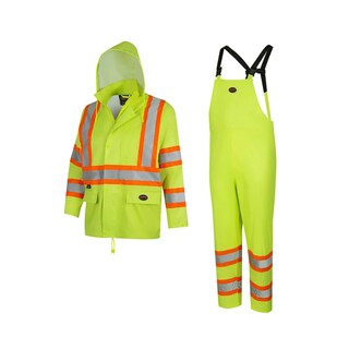 Foto 1 | Foto 1 | Traje Impermeable Pioneer Hi Vis, Ligero E Impermeable, De Seguridad - Venta Internacional.