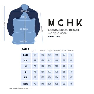 Foto 6 | Foto 6 | Chamarra De Mezclilla Mchk. Para Caballero. Color Ojo De Mar. Modelo 8088