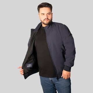 Foto 2 | Foto 2 | Chamarra Greenlander Tipo Bomber Casual, Ligera Y Con Bolsillos, Estilo Urbano Con Cierre Frontal Tallas Extra Para Hombre