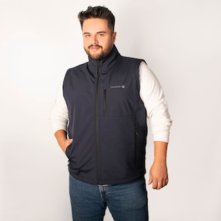 Foto 1 | Foto 1 | Chaleco Greenlander Softshell Impermeable, Ligero Y Térmico Con Cierre Y Bolsillos Funcionales Tallas Extra Para Hombre