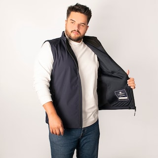 Foto 2 | Foto 2 | Chaleco Greenlander Softshell Impermeable, Ligero Y Térmico Con Cierre Y Bolsillos Funcionales Tallas Extra Para Hombre