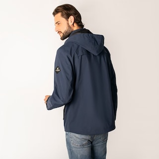 Foto 2 | Foto 2 | Chamarra Greenlander Impermeable Azul Marino Casual Con Capucha Y Bolsillos Internos Cierre Frontal Ajuste Moderno Para Hombre