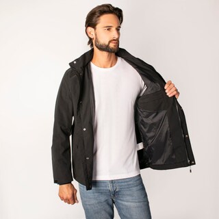 Foto 2 | Foto 2 | Chamarra Greenlander Impermeable Casual Con Capucha Y Bolsillos Internos Cierre Frontal Y Ajuste Moderno Para Hombre