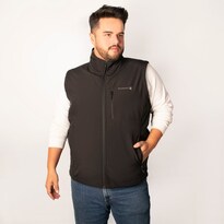 Chaleco Greenlander Softshell   Impermeable, Ligero Y Térmico Con Cierre Y Bolsillos Funcionales Tallas Extra Para Hombre