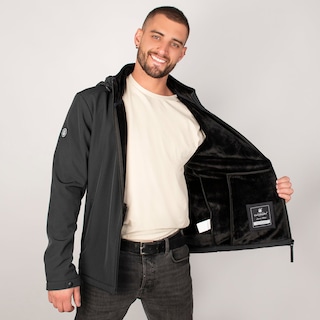 Foto 2 | Foto 2 | Chamarra Greenlnder Softshell Impermeable Con Capucha Cortaviento Para Hombre