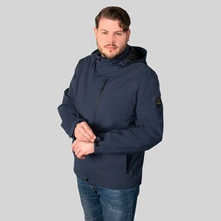 Foto 4 | Foto 4 | Chamarra Greenlander Con Capucha Ligera Azul Marino Tallas Extra Para Hombre