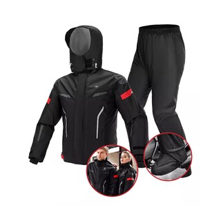 Foto 1 | Foto 1 | Impermeable Chubasquero Para Motos, Talla L Eo Safe Imports Esi-19145 Negr