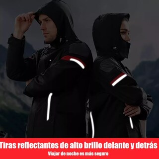 Foto 3 | Foto 3 | Impermeable Chubasquero Para Motos, Talla L Eo Safe Imports Esi-19145 Negr