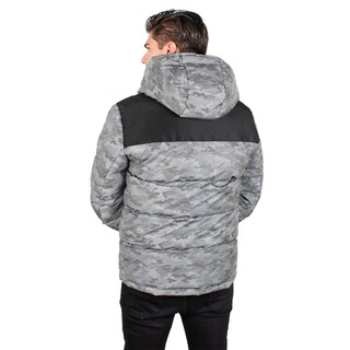 Foto 4 | Foto 4 | Chamarra Greenlander Con Gorro Acolchada Color Gris Camuflajeado Para Hombre