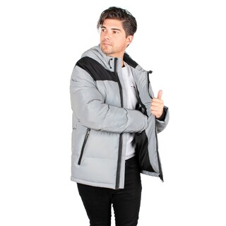 Foto 2 | Foto 2 | Chamarra Greenlander Con Gorro Acolchada Color Gris Claro Para Hombre