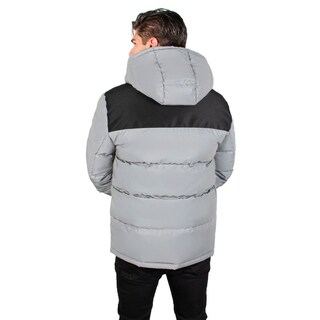 Foto 5 | Foto 5 | Chamarra Greenlander Con Gorro Acolchada Color Gris Claro Para Hombre