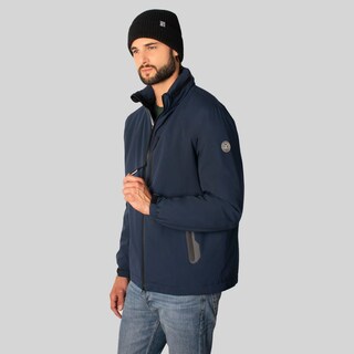 Foto 4 | Foto 4 | Chamarra Greenlander Rompevientos Con Gorro Oculto Color Azul Marino Para Hombre