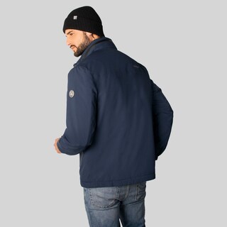 Foto 6 | Foto 6 | Chamarra Greenlander Rompevientos Con Gorro Oculto Color Azul Marino Para Hombre