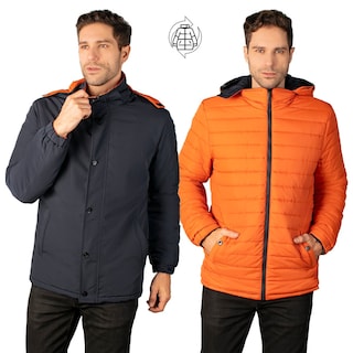 Foto 6 | Foto 6 | Chamarra Greenlander Capitonada Reversible Con Gorro Desmontable Para Hombre