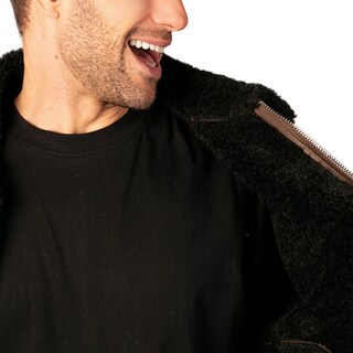 Foto 4 | Foto 4 | Chamarra Greenlander De Gamuza Con Orro De Peluche Para Hombre