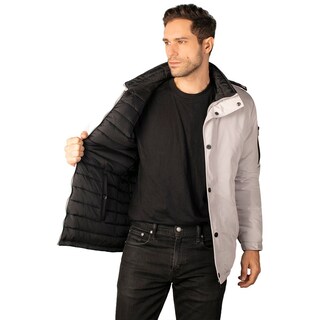 Foto 5 | Foto 5 | Chamarra Greenlander Capitonada Reversible Con Gorro Desmontable Para Hombre