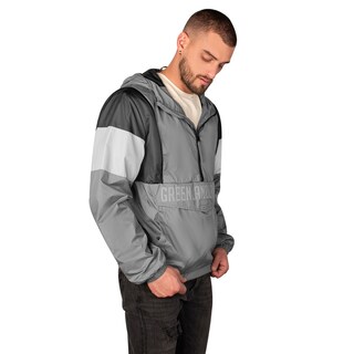Foto 2 | Foto 2 | Chamarra Greenlander Rompevientos Color Gris Con Negro Para Hombre