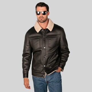 Foto 1 | Foto 1 | Chamarra Cazadora Greenlander Con Cuello De Sherpa