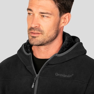 Foto 4 | Foto 4 | Sudadera Greenlander Fleece Para Hombre Con Gorro Fijo Y Forro Polar