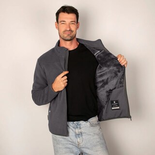 Foto 3 | Foto 3 | Chamarra Greenlander Para Hombre Sudadera Fleece Con Gorro Polar