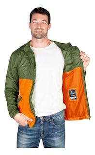 Foto 3 | Foto 3 | Rompevientos Ligero Greenlander Para Hombre Con Gorro Fijo