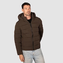 Chamarra Greenlander Capitonada Con Capucha Para Hombre