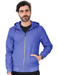 Foto 1 | Foto 1 | Chamarra Boomber Casual Hombre Con Capucha Premium Azul Roosevelt C366