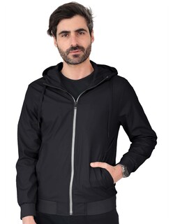 Foto 1 | Foto 1 | Chamarra Boomber Casual Hombre Con Capucha Premium Negro Roosevelt C366