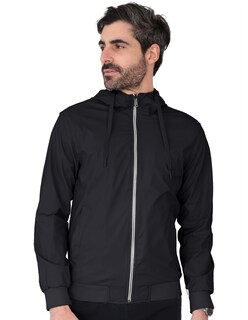 Foto 2 | Foto 2 | Chamarra Boomber Casual Hombre Con Capucha Premium Negro Roosevelt C366