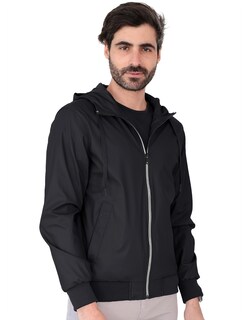 Foto 3 | Foto 3 | Chamarra Boomber Casual Hombre Con Capucha Premium Negro Roosevelt C366