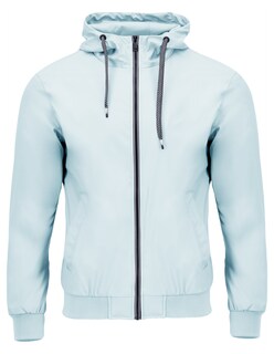 Foto 4 | Foto 4 | Chamarra Hombre Casual Premium Lisa Con Gorro Azul Cielo Roosevelt C374