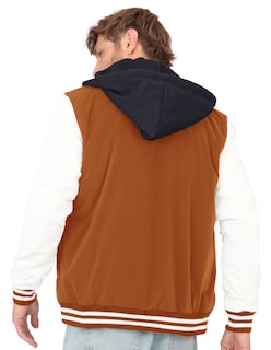 Foto 4 | Foto 4 | Chamarra Casual Deportiva Capucha Caballero Camello Roosevelt A236