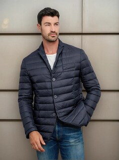 Foto 1 | Foto 1 | Chamarra Greenlander Ligera Para Hombre Con Relleno De Pluma Y Capitonada