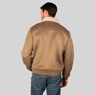 Foto 6 | Foto 6 | Chamarra Biker Para Hombre Greenlander De Gamuza Con Forro Polar