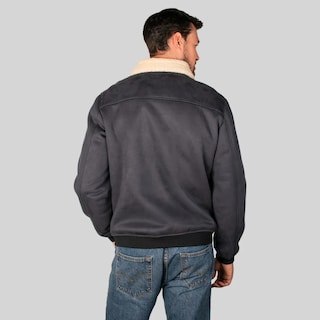 Foto 6 | Foto 6 | Chamarra Biker Para Hombre Greenlander De Gamuza Con Forro Polar