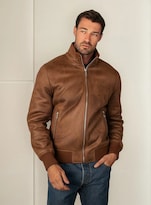 Chamarra Greenlander De Gamuza Con Forro Polar