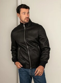 Foto 1 | Foto 1 | Chamarra Greenlander De Gamuza Con Forro Polar