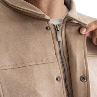 Foto 4 | Foto 4 | Chamarra Generra De Gamuza Para Hombre