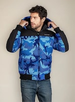 Chamarra Hombre Greenlander Capitonada Contrastante