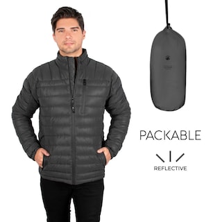 Foto 4 | Foto 4 | Chamarra Greenlander Para Hombre Capitonado Con Bolsas Packable