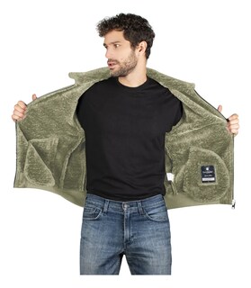 Foto 3 | Foto 3 | Chamarra Hombre Greenlander Gamuza Cuello Fur