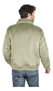 Foto 4 | Foto 4 | Chamarra Hombre Greenlander Gamuza Cuello Fur