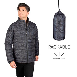 Foto 4 | Foto 4 | Chamarra Greenlander Para Hombre Capitonado Con Bolsas Packable