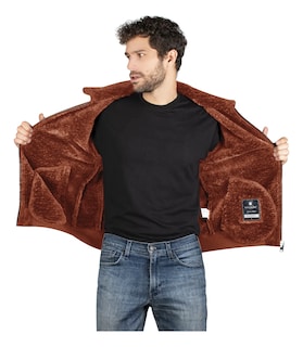 Foto 3 | Foto 3 | Chamarra Hombre Greenlander Gamuza Cuello Fur