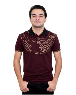 Foto 3 | Foto 3 | Playera Polo Pavini P-2054-burgundy color Vino para Hombre