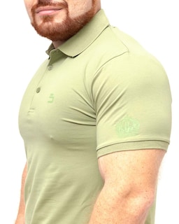 Foto 2 | Foto 2 | Playera Tipo Polo Benziny PC8001 color Verde para Hombre