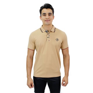 Foto 1 | Foto 1 | Playera Polo Hugo Valentino P-3010 color Beige para Caballero