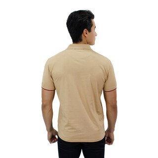 Foto 2 | Foto 2 | Playera Polo Hugo Valentino P-3010 color Beige para Caballero
