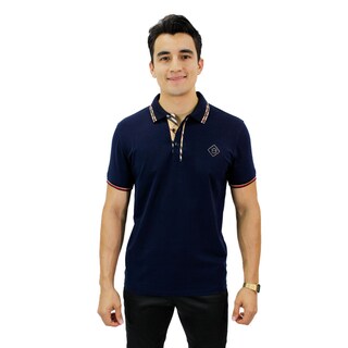 Foto 1 | Foto 1 | Playera Polo Hugo Valentino P-3010 color Azul para Caballero