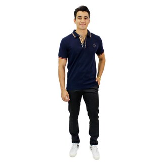 Foto 2 | Foto 2 | Playera Polo Hugo Valentino P-3010 color Azul para Caballero